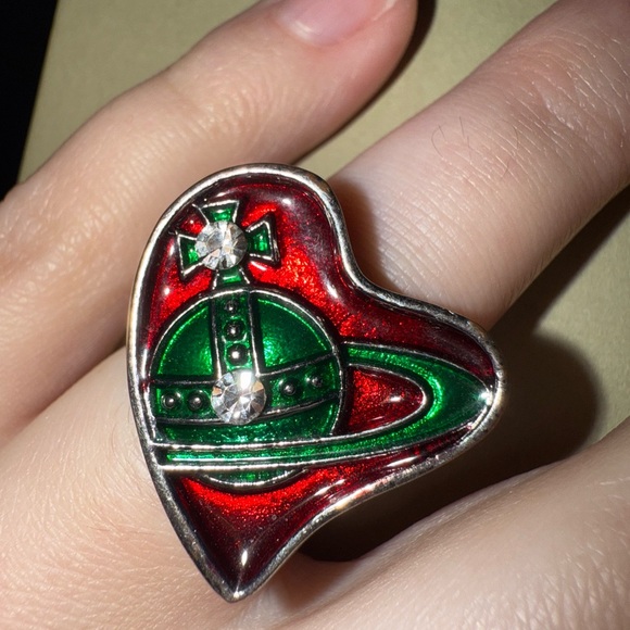 Vivienne Westwood Women’s Ring with Emblem Size 6.75 - Picture 1 of 11